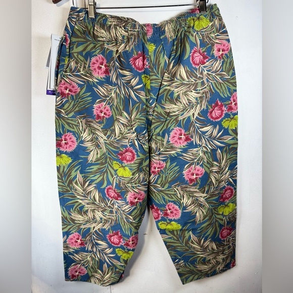 SAG HARBOR SPORT Capri floral pattern new with tag purchased in 1990 size pl - Picture 5 of 13